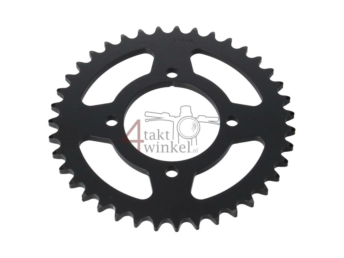Rear sprocket Hanway RAW50, Skyteam Classic, AGM cafe racer, 39 teeth, 420 ketting