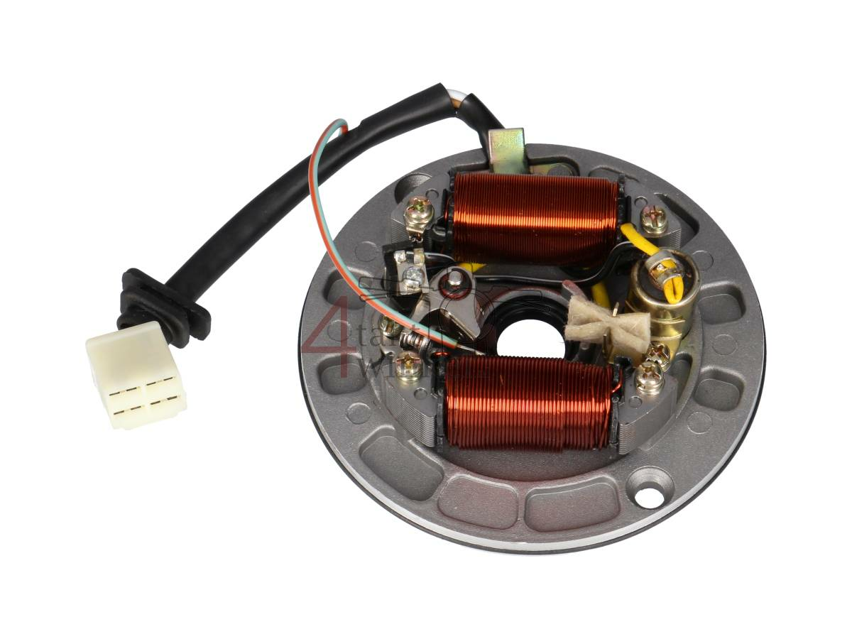 Ignition coils and stator plate Nippon Denso 6 volt &amp; breaker points
