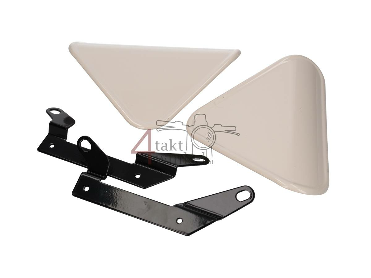 Side cover, fits Monkey Z50a, white, kit