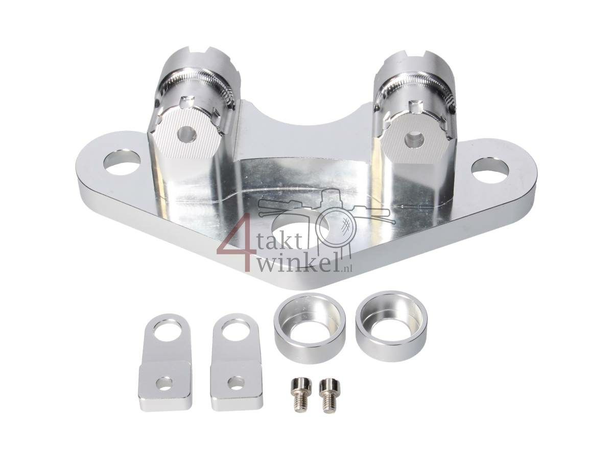 Triple clamp, fits ST50, ST70, Dax, CNC aluminum