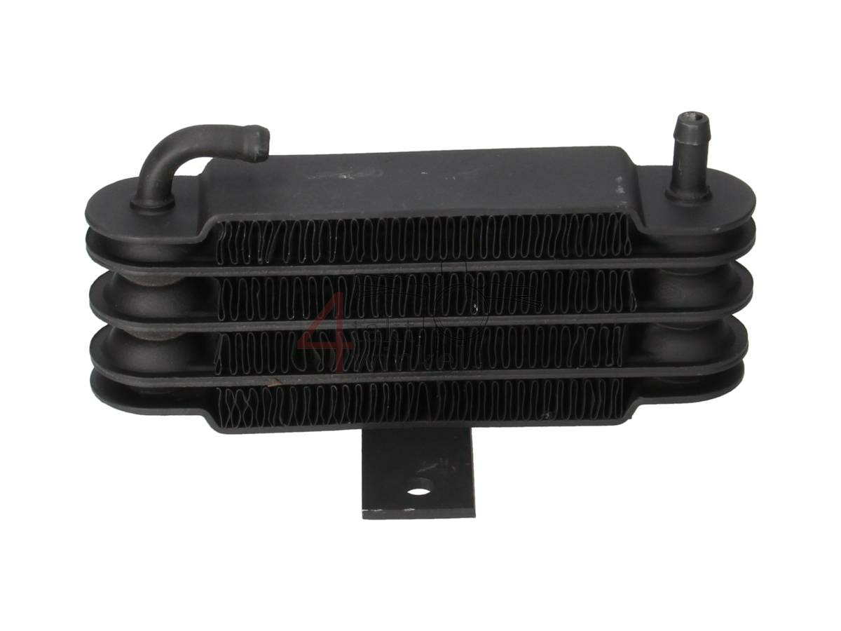 Oil cooler, 4 rows, hose connection, black