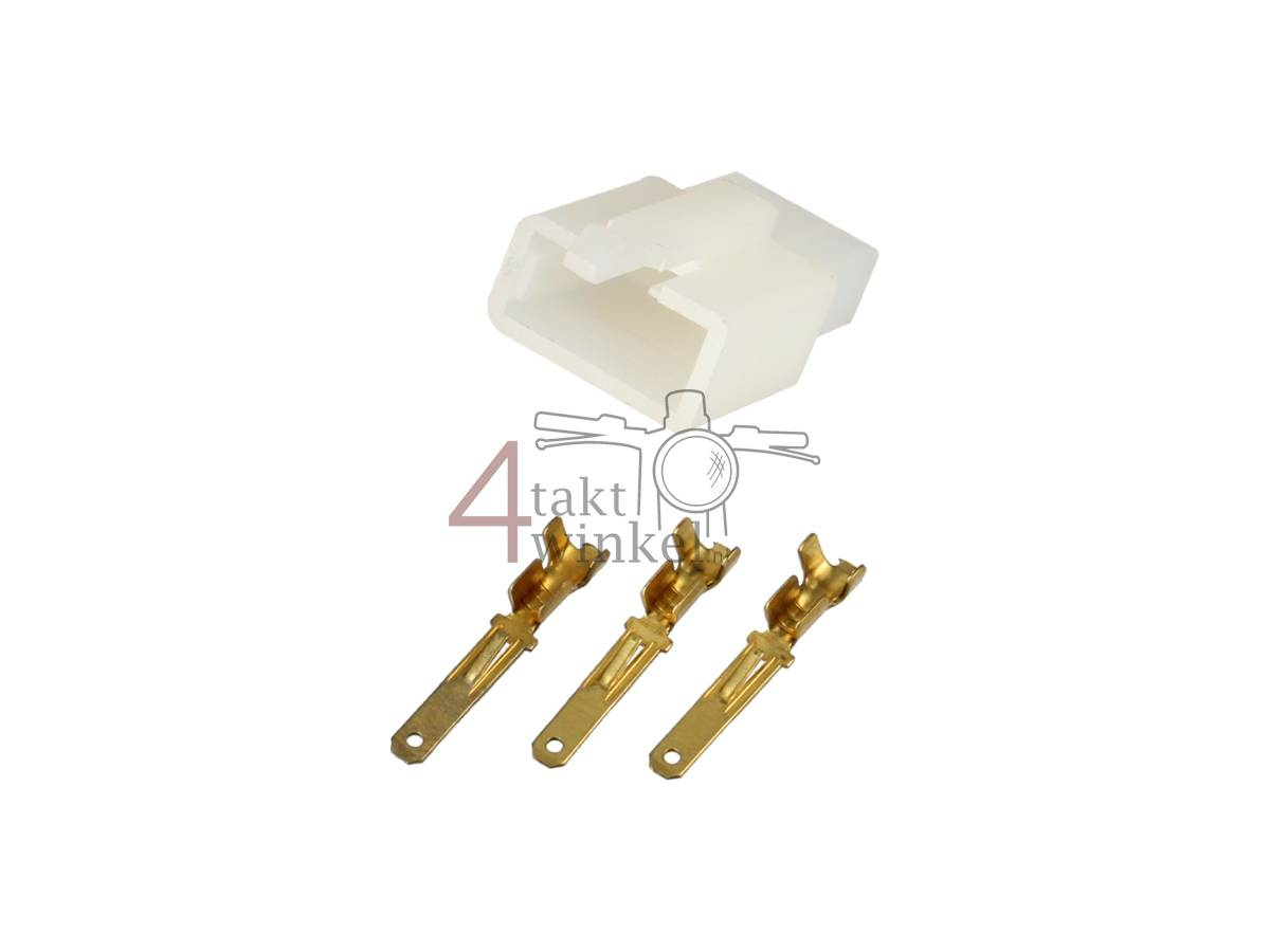 Connector Japanese, housing Connector 3-pin male