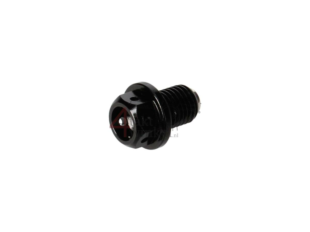 Oil drain plug magnetic m12 x 1.5 black