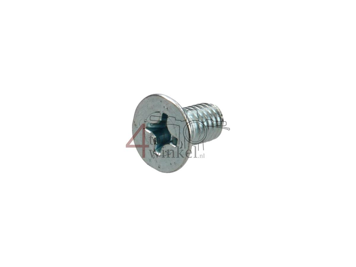 Bolt crosshead countersunk, m6 x 12, original Honda