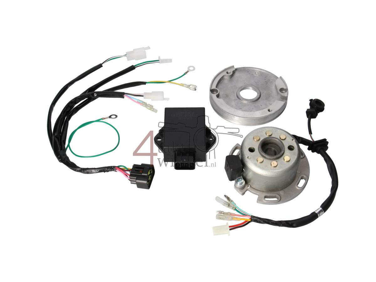 CDI ignition kit 12v shaft, Lifan 150cc, with adjustable stator