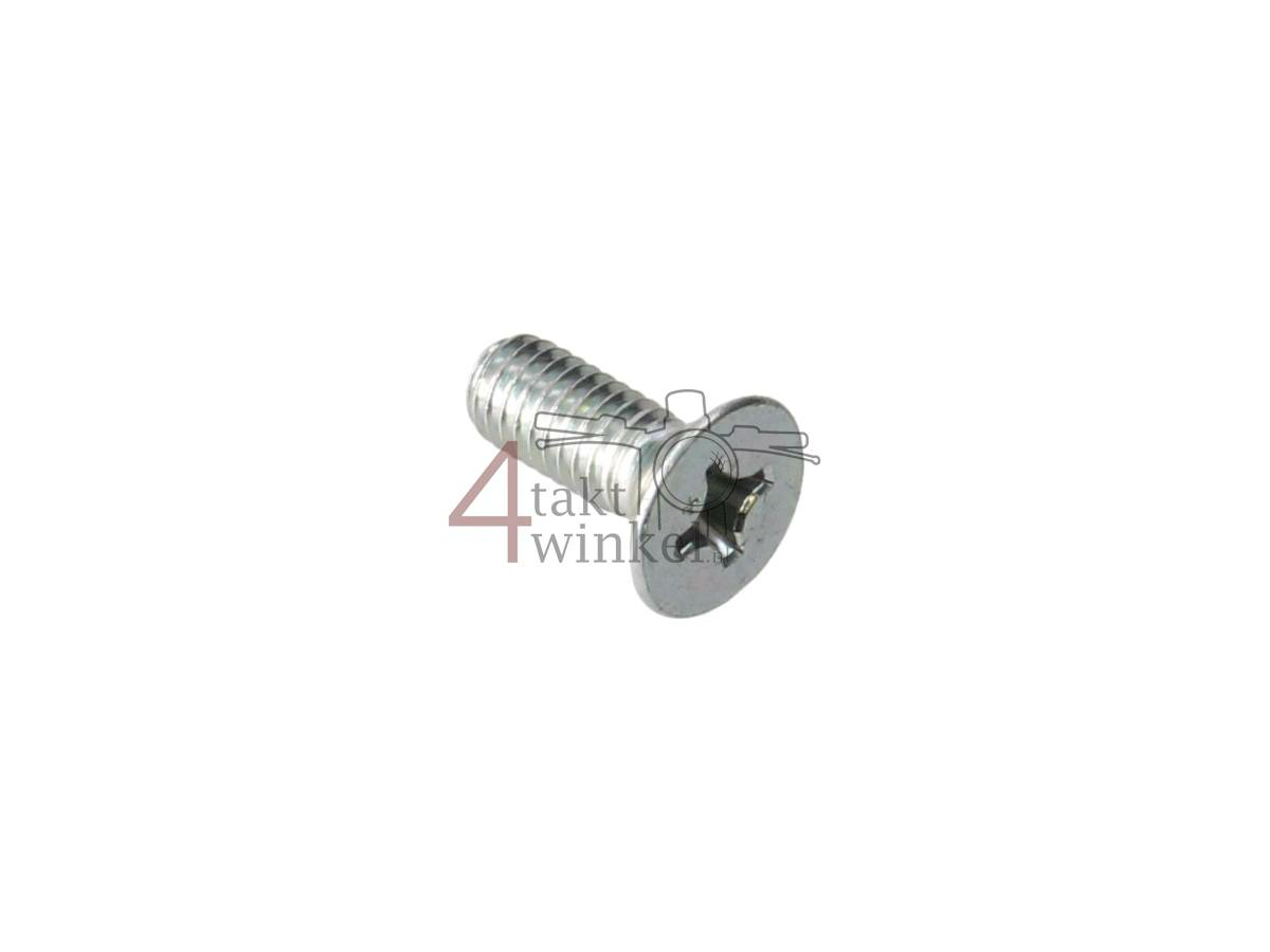 Bolt crosshead countersunk, m6 x 16, original Honda