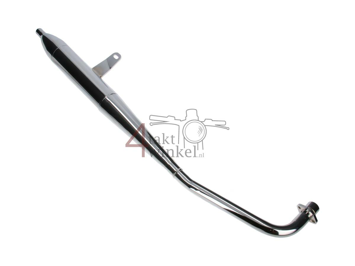 Exhaust tuning, AGM Caferacer, Skyteam Classic, Hanway RAW50, Chrome