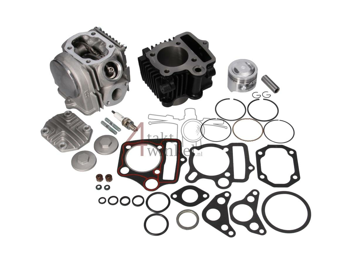 Cylinder kit NT -GK4- 85cc with piston and cylinder head -49cc print- for Honda, Hanway, AGM, Skyteam