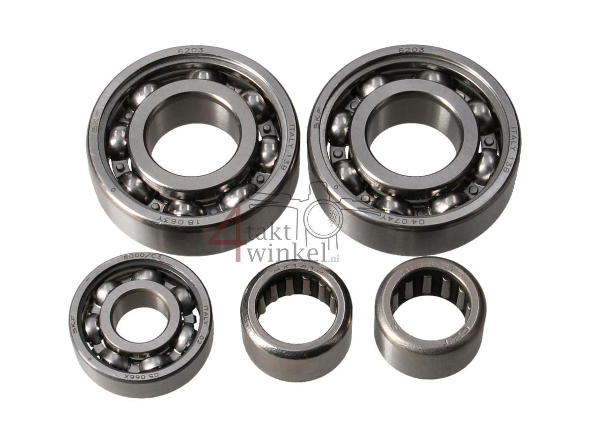 Bearing set, engine, with needle bearings, fits SS50, C50, Dax