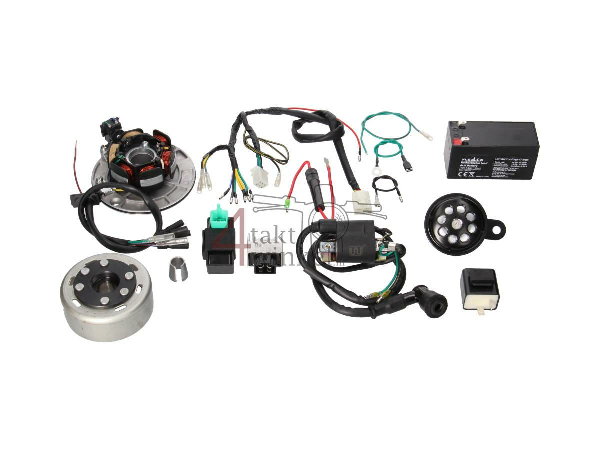 CDI ignition conversion kit &amp; 12 volt electrics, fits SS50, CD50