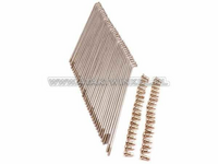 Spokes set 17", 2.9mm / 5.8mm, gloss galvanized, fits SS50, CD50, C50, CB50