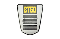 Sticker emblem under seat large, ST50, fits Dax K3