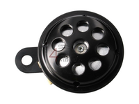 Horn 6 volt, universal bracket, black