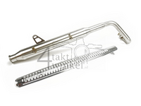 Exhaust tuning, up-swept, Trumpet, stainless steel, ST125 Dax, frame no. JB04xxxx