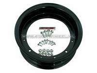 Rim Dax 10" aluminum, standard look, 3.50, black