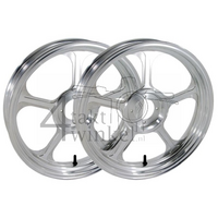 Wheel set, 17", C50, C70, C90, Streetcub, tubeless type 3, Kepspeed