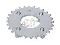Rear sprocket 28, fits SS50, CB50, CY50, Dax, Silver