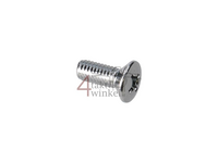 Bolt crosshead countersunk, m6 x 16 pan head, original Honda, chrome