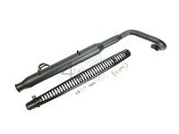 Exhaust tuning, up swept, Trumpet, Dax, 50-212 cc, black