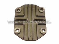 Cylinder head cover, cover upper rectangle