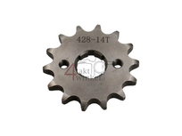 Front sprocket, 428 chain, 20mm shaft, 14, Mash