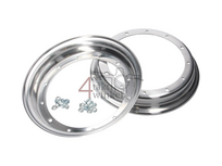Rim Dax 10" aluminum, standard look, 2.75, polished