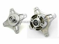 Hub Dax set front &amp; rear, chrome plated