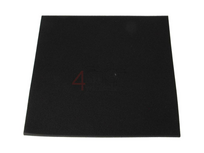 Air filter element, universal, Foam, 33cm x 33cm x 10mm