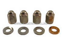 Nut cap set, m6 x 1 + washers, Kitaco