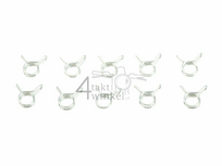 Fuel hose clamp 7 - 10mm, Per 10 pieces.