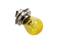 Bulb headlight P26S, 6 volts, 15 watts, e.g. CB50, CY50, yellow