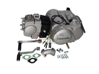 Engine, 125cc, semi-automatic clutch, YX, 4-speed