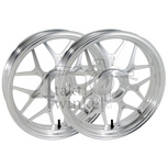 Wheel set, 17", C50, C70, C90, Streetcub, tubeless type 2, Kepspeed