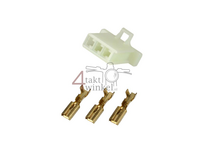 Connector Japanese, 3-pin female housing Connector