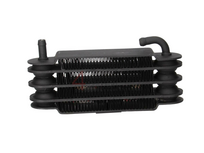 Oil cooler, 4 rows, hose connection, black