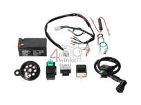 CDI &amp; 12 volt connection set among others for conversion of 6 volt moped