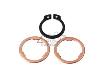 Sprocket locking clip, set, for small front sprocket