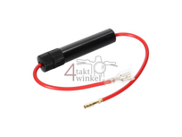 Fuse holder, glass fuse, original look