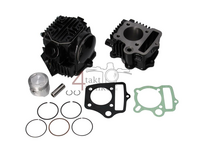 Cylinder kit NT -GK4- 70cc with piston and cylinder head for Honda, AGM, Hanway and Skyteam -Black-