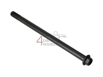 Axle 12/200, rear wheel, A-quality black, fits SS50, Dax