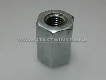 Exhaust mounting nut, top, m10 x 1.25 to m8, SS50, NOS, original Honda