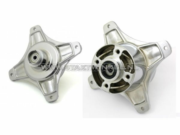 Hub Dax set front & rear, chrome plated