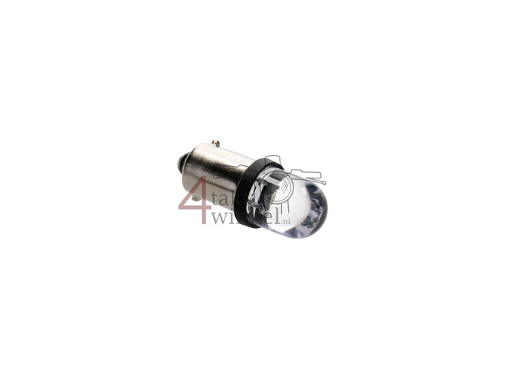 Bulb BA9s, single, 12 volt, LED, per pair