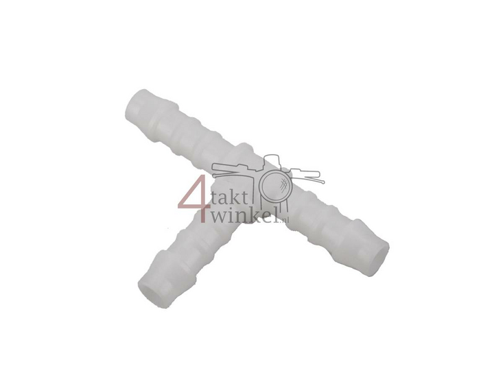 Fuel hose connector 6mm, T-piece