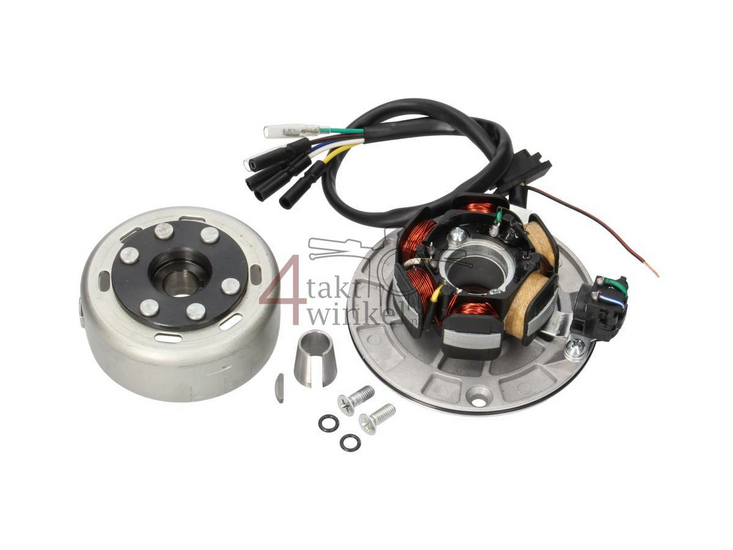CDI ignition conversion kit &amp; 12 volt electricity, light flywheel, fits C50, Dax, Chaly, Monkey