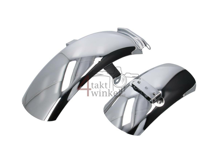 Mudguard set chrome, fits Z50a