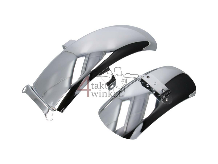 Mudguard set chrome, fits Z50a