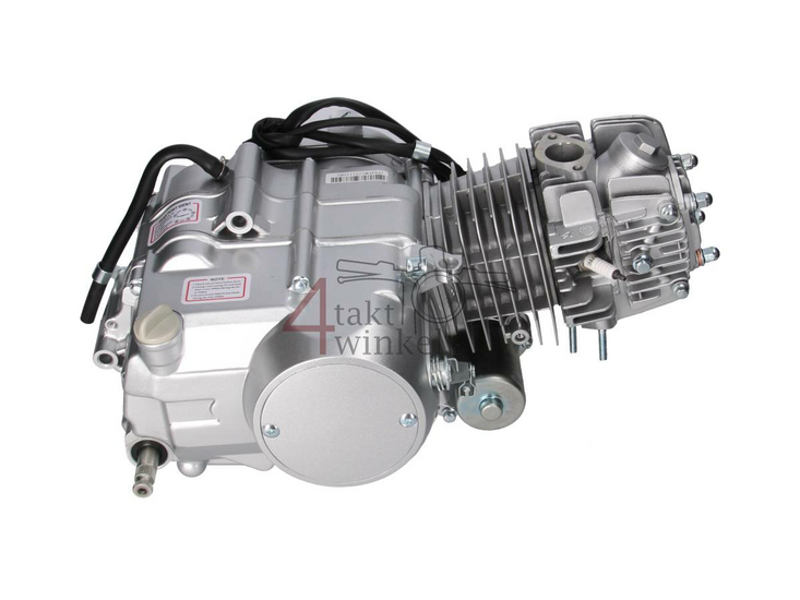 Engine, 125cc, manual clutch, Lifan, 4-speed, starter motor