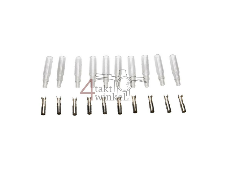 Connector Japanese bullet, 3,5mm, female, per 10 pieces