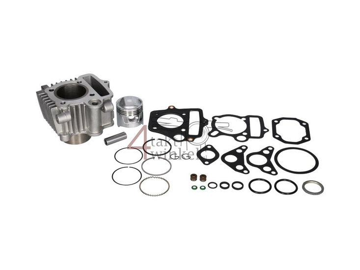 Cylinder kit, with piston &amp; gasket 70cc, OT50 head 49cc op. aluminum